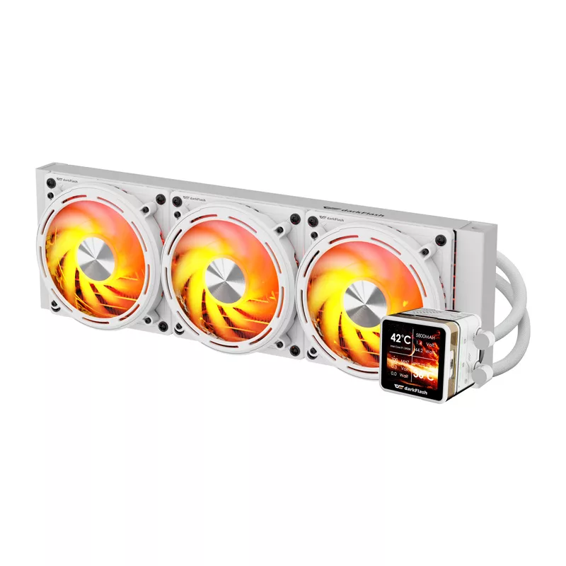 Darkflash DE360 vodné chladenie CPU, biele