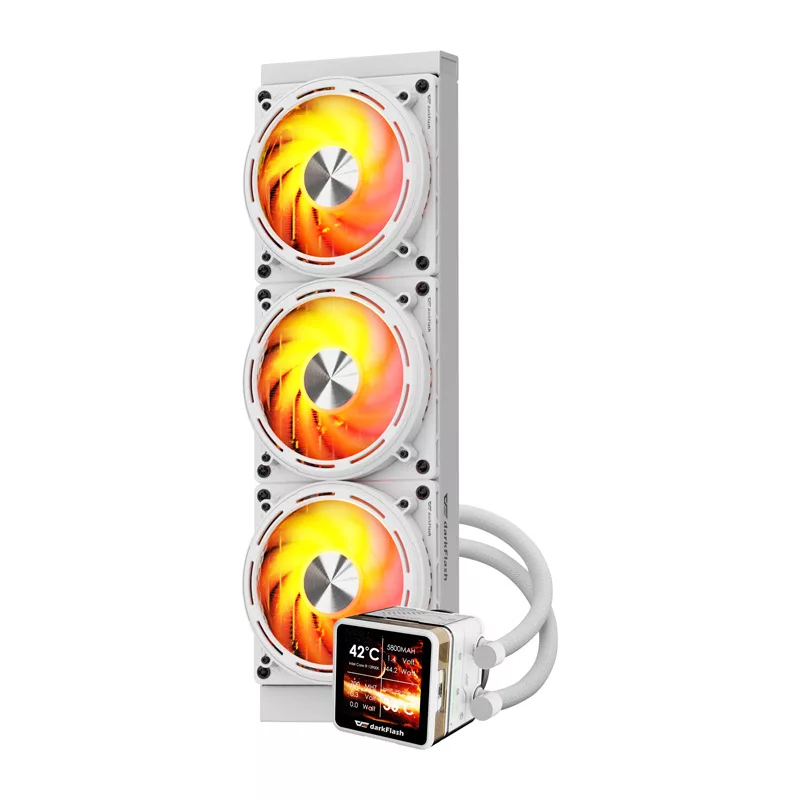 Darkflash DE360 vodné chladenie CPU, biele