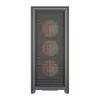 DarkFlash AIRNOVA Mid-Tower počítačová skriňa čierna + 3 x 120mm ARGB ventilátory