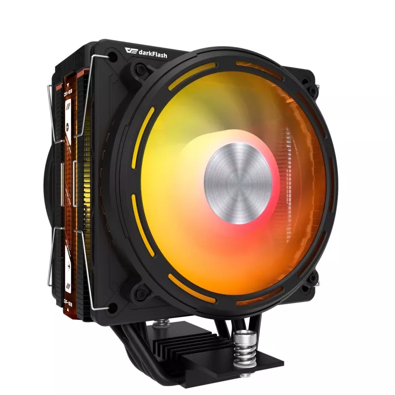 Darkflash E400 PLUS aktívny chladič CPU, čierny