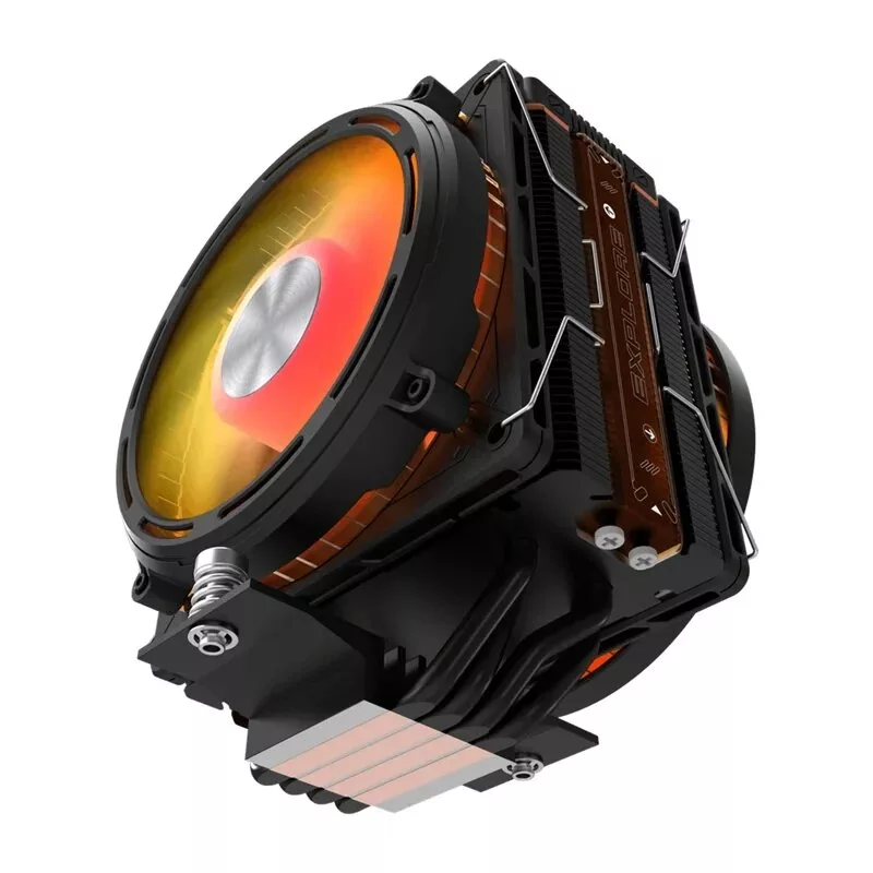 Darkflash E400 PLUS aktívny chladič CPU, čierny