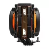 Darkflash E400 PLUS aktívny chladič CPU, čierny