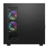 DarkFlash DS950 počítačová skriňa ATX, panoramatický výhľad 270°, USB-C 3.2 Gen 2, 6 ventilátorov, čierna