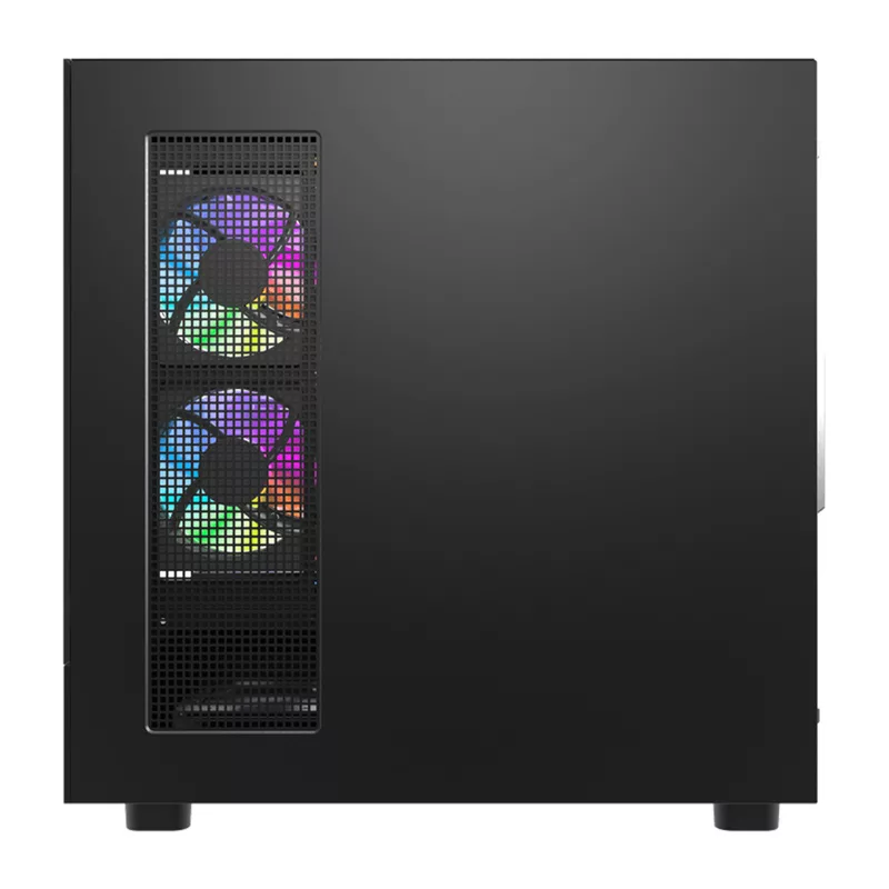 DarkFlash DS950 počítačová skriňa ATX, panoramatický výhľad 270°, USB-C 3.2 Gen 2, 6 ventilátorov, čierna