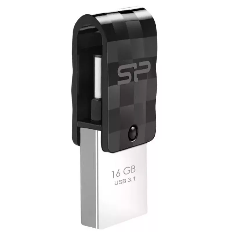 Silicon Power Mobile C31 USB flash disk 16GB USB 3.1 Gen 1 / USB-C čierny