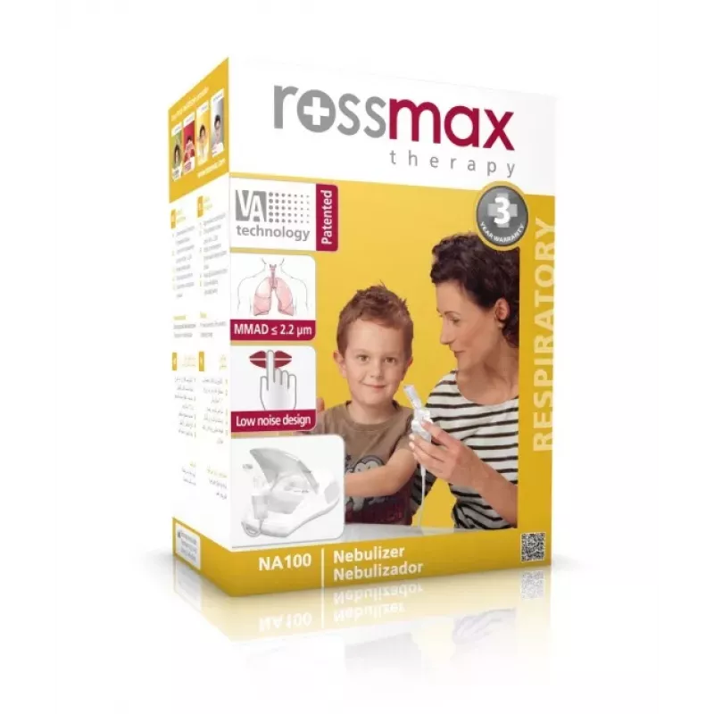ROSSMAX piestový nebulizér NA100 - kompresorový nebulizér pre dospelých a deti