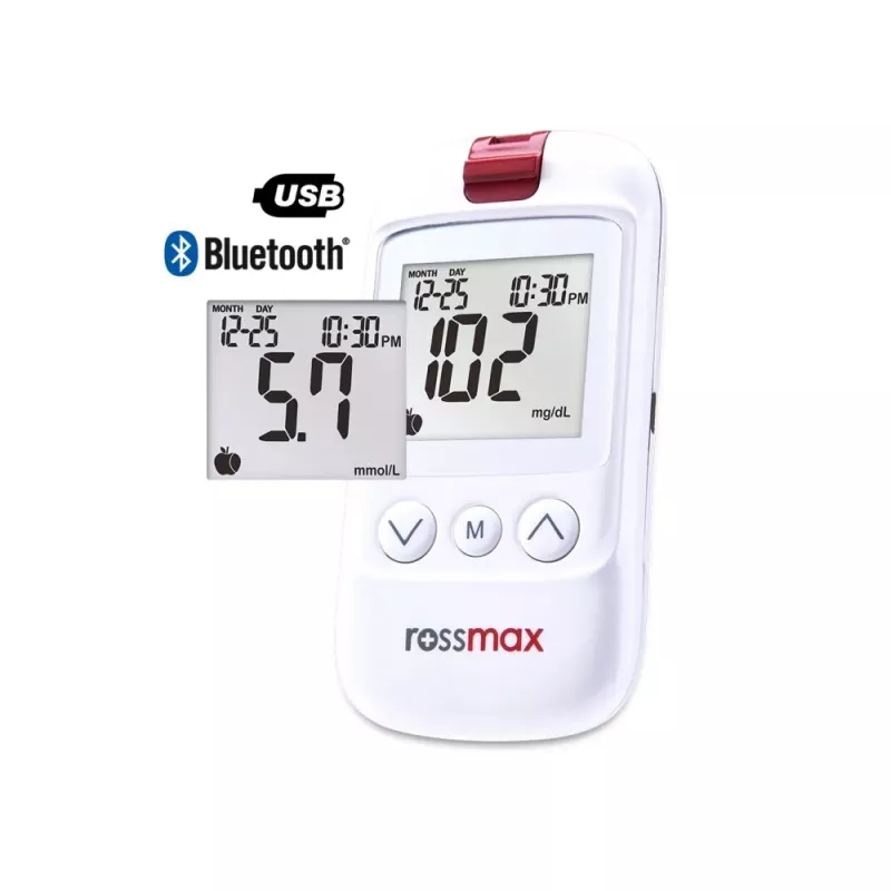 ROSSMAX HS200 BT glukomer s Bluetooth