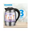 ForMe FKG-458 bezdrôtová rýchlovarná kanvica 1,8 L nerez / čierna