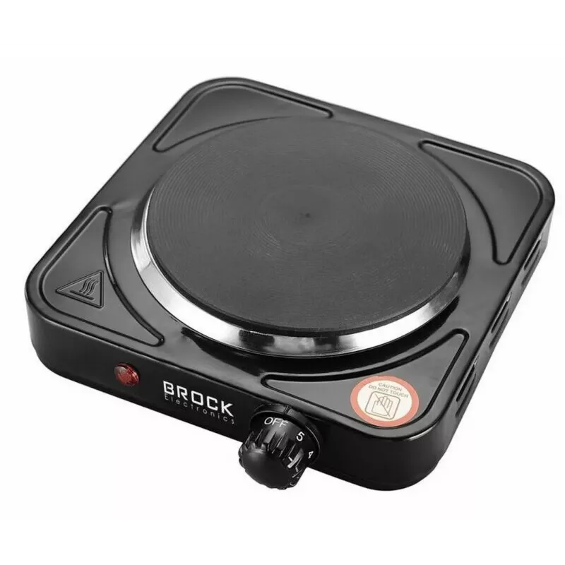 Brock EP 100 BK jednoplatňový elektrický varič, 1500 W, čierny