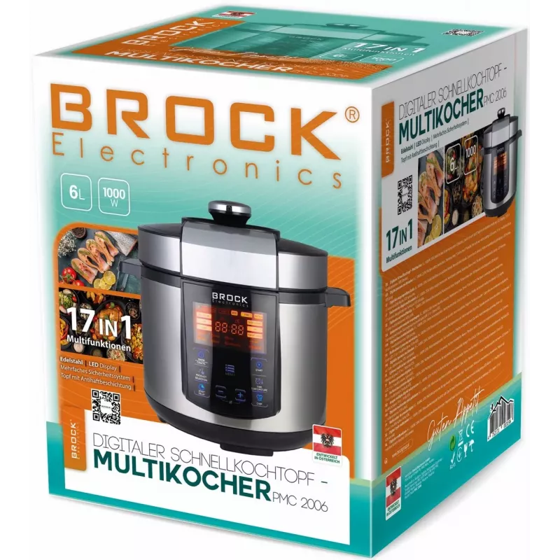 Brock PMC 2006 elektrický mlynček na mäso 2000W čierna/strieborná
