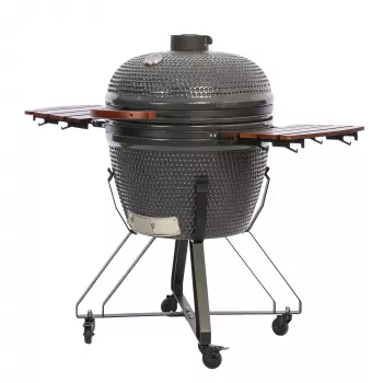 TunaBone Kamado Classic 26 palcov gril veľkosť XL tmavosivá