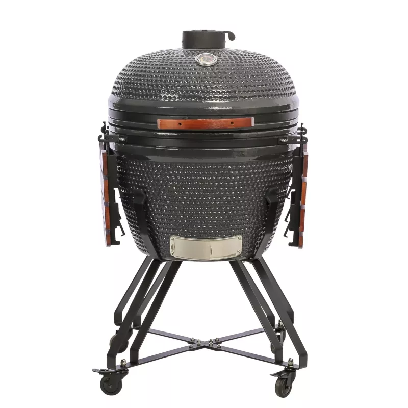 TunaBone Kamado Classic 26 palcov gril veľkosť XL tmavosivá