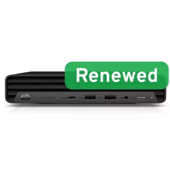 HP Renewed EliteDesk 800 G6 stolový počítač, Intel Core i5-10500T, 8GB RAM, 256GB SSD, Intel UHD Graphics 630, Windows 11 Pro, Grad B