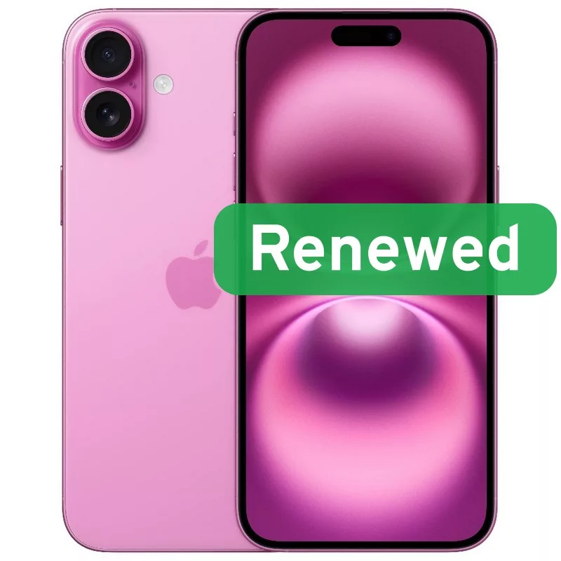 Apple Renewed Grade C iPhone 16 Plus 128 GB ružový 6.7 palca 5G