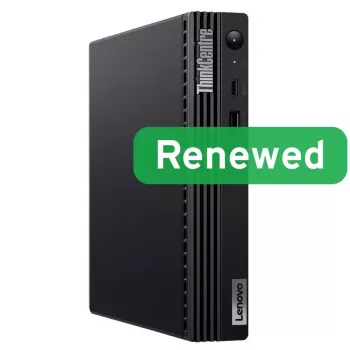 Lenovo ThinkCentre M70q Tiny stolový počítač, Intel Core i5-10400T, 8GB RAM, 256GB SSD, Intel UHD Graphics 630, Windows 11 Pro, Renewed Grade B