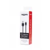 SEEK TOTI USB-A na Lightning, 2m PVC dátový kábel 2A (non-MFI), čierna