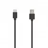 SEEK TOTI USB-A na Type-C, 1m PVC dátový kábel 3A, čierna