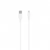 SEEK TOTI USB-A na Lightning, 1m PVC dátový kábel 2A (nie MFI), biela
