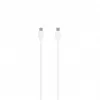 SEEK TOTI Type-C na Type-C 1m PVC dátový kábel 3A biela