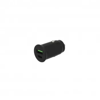SEEK TOTI 30W Type-C + USB A autonabíjačka rýchla, čierna