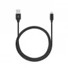 SEEK TOTI USB A na Micro USB, 2m pletený kábel, 2A, čierny