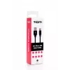 SEEK TOTI USB A na Micro USB, 2m pletený kábel, 2A, čierny