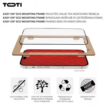 TOTI PREMIUM prémiové tvrdené sklo 3D ochranné sklo displeja Full Cover pre Samsung Galaxy S24/S25