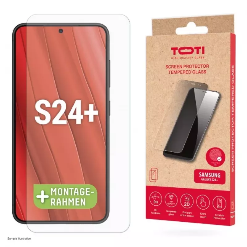 TOTI Tempered Glass 2D ochranné sklo displeja pre Samsung Galaxy S24 Plus / S25 Plus