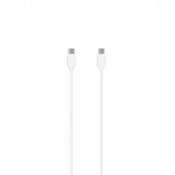 SEEK TOTI 20W Type-C PD nástenná nabíjačka s Type-C na Type-C, 1 m PVC dátový kábel 3A, biela