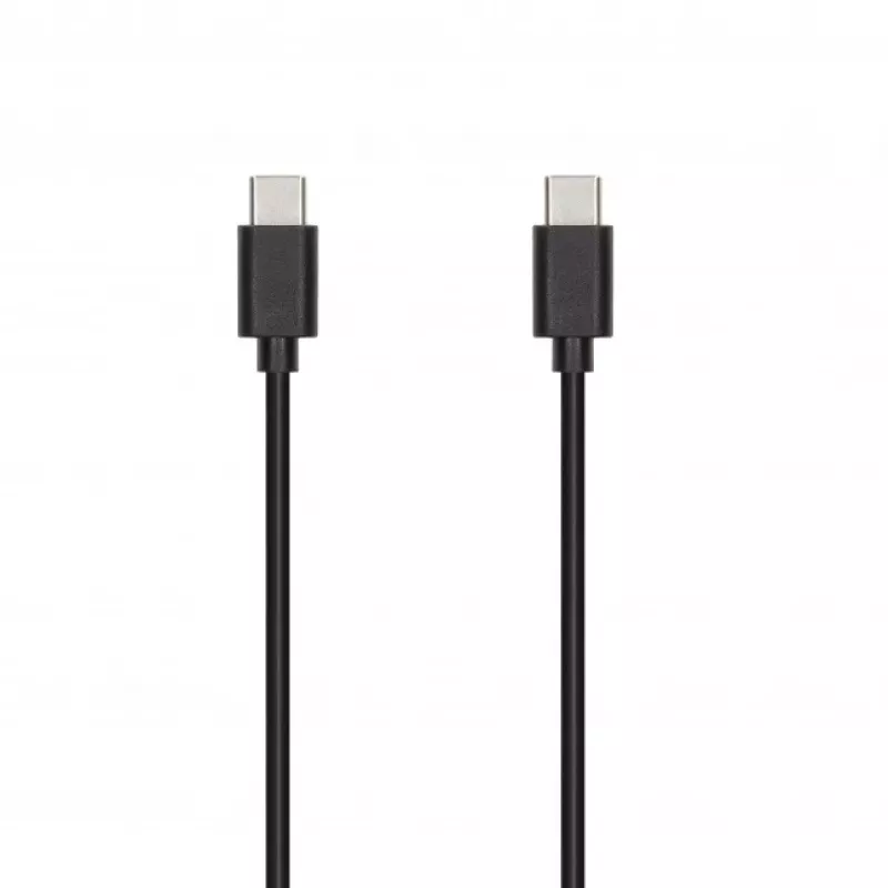 SEEK TOTI 20W Type-C PD nástenná nabíjačka s Type-C na Type-C, 1 m PVC dátový kábel 3A, čierna
