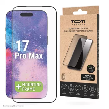 TOTI PREMIUM prémiové tvrdené sklo ochranné sklo displeja 3D Full Cover pre Apple iPhone 17 Pro Max