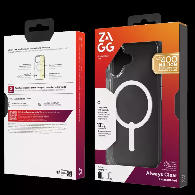 ZAGG Protection Bundle pre iPhone 17: puzdro s MagSafe a ochrana displeja