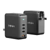MINIX NEO-P165 GaN nabíjačka s 3x USB-C a 1x USB-A konektormi 165W
