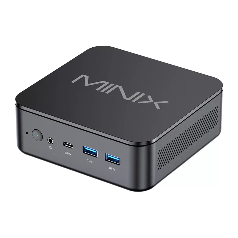 MINIX NR660LP Mini PC, AMD Ryzen 5 6600H, 16GB DDR5, 512GB NVMe SSD, Windows 11 Pro, čierna