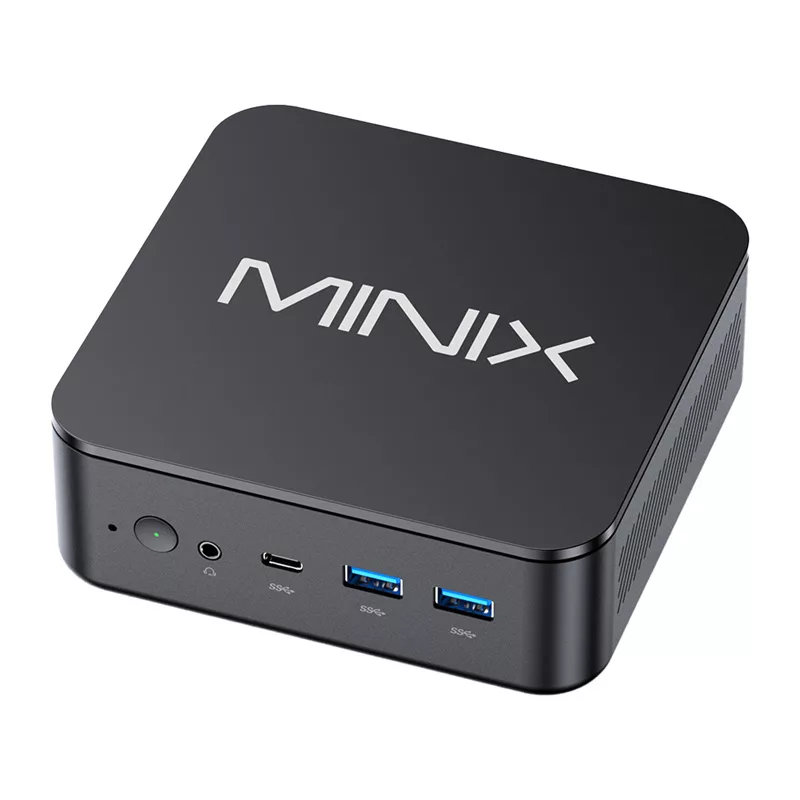 MINIX NR660LP Mini PC, AMD Ryzen 5 6600H, 16GB DDR5, 512GB NVMe SSD, Windows 11 Pro, čierna