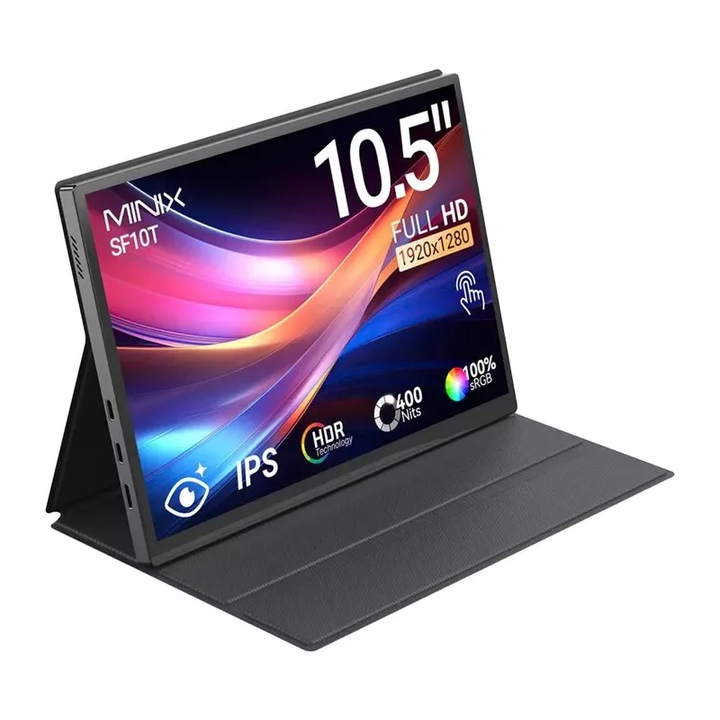 MINIX SF10T 10,5 palcový prenosný monitor s dotykovou obrazovkou, 1920x1200 IPS, USB-C, 8000mAh batéria