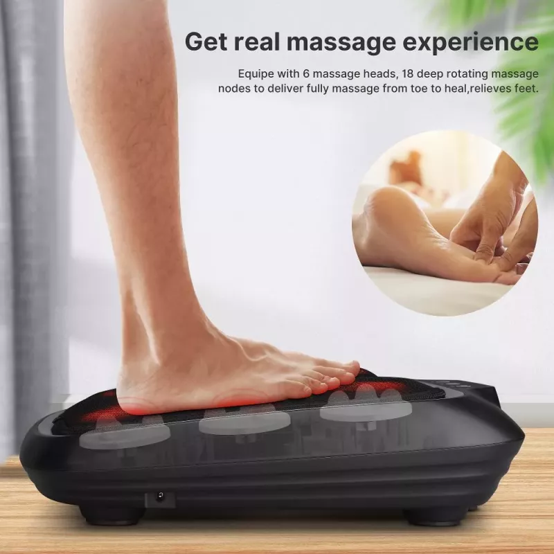 RENPHO Shiatsu masážny prístroj na chodidlá FM062 - čierna/sivá
