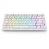 Sharkoon SGK55W SKILLER bezdrôtová herná klávesnica, 75% layout, PBT keycaps, biela