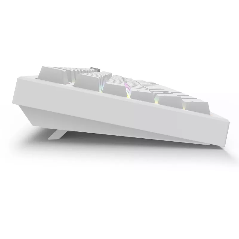 Sharkoon SGK55W SKILLER bezdrôtová herná klávesnica, 75% layout, PBT keycaps, biela