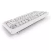 Sharkoon SGK55W SKILLER bezdrôtová herná klávesnica, 75% layout, PBT keycaps, biela