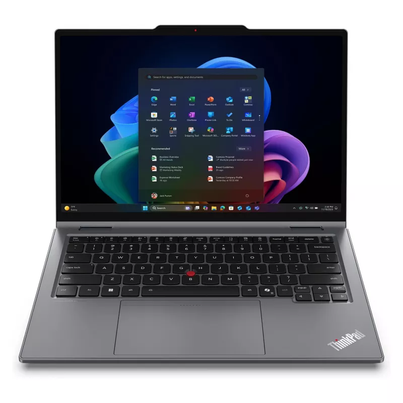 Lenovo ThinkPad X1 2-in-1 Gen 11 Aura Edition Copilot+ PC 21V9005UGE 2-in-1 notebook, 14 palcov 2.8K OLED Touch 120Hz, Intel Core Ultra 7 355, 32GB LPDDR5x, 1TB SSD, Windows 11 Pro, nemecká klávesnica