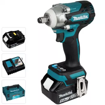 Makita DTW300TJX7 akumulátorový rázový uťahovák 1/2 palca štvorhranný pohon s prídavnou batériou
