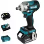 Makita DTW300TJX7 akumulátorový rázový uťahovák 1/2 palca štvorhranný pohon s prídavnou batériou