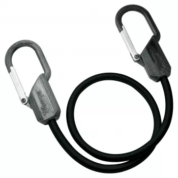 Master Lock 3205EURDAT elastické lano s háčikmi - 80 cm x 9 mm - čierne - 1 kus