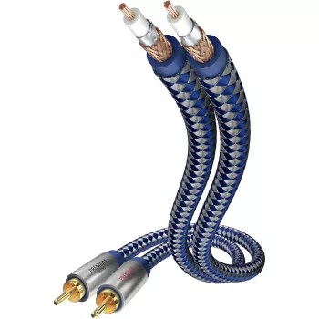 in-akustik Premium audio kábel RCA na RCA, 5,0 m