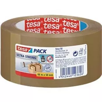 Tesa Ultra Strong Baliace lepiace páska 66m x 50mm hnedá PVC