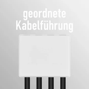 EFB Keystone Box 4 Port Surface Mount čistá biela