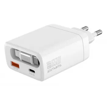 4smarts PDPlug Slim 65W GaN Jojo Nástenná nabíjačka, biela
