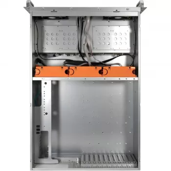 Inter-Tech IPC Storage 4U-4408-L 4U racková serverová skriňa, 8x 3,5 palcový Hot-Swap, bez napájacieho zdroja, čierna