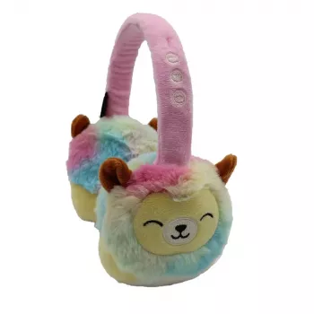 LAZERBUILT Squishmallows Bluetooth slúchadlá pre deti, On-Ear, bezdrôtové, Leonard The Lion, HMSQM-BT-LEONARD